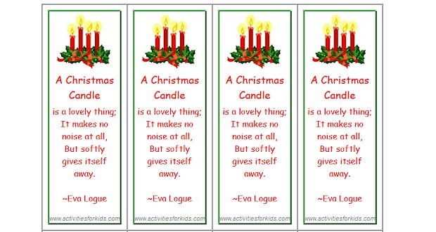 Print 8 Custom #Christmas Bookmarks per page at ActivitiesForKids.com