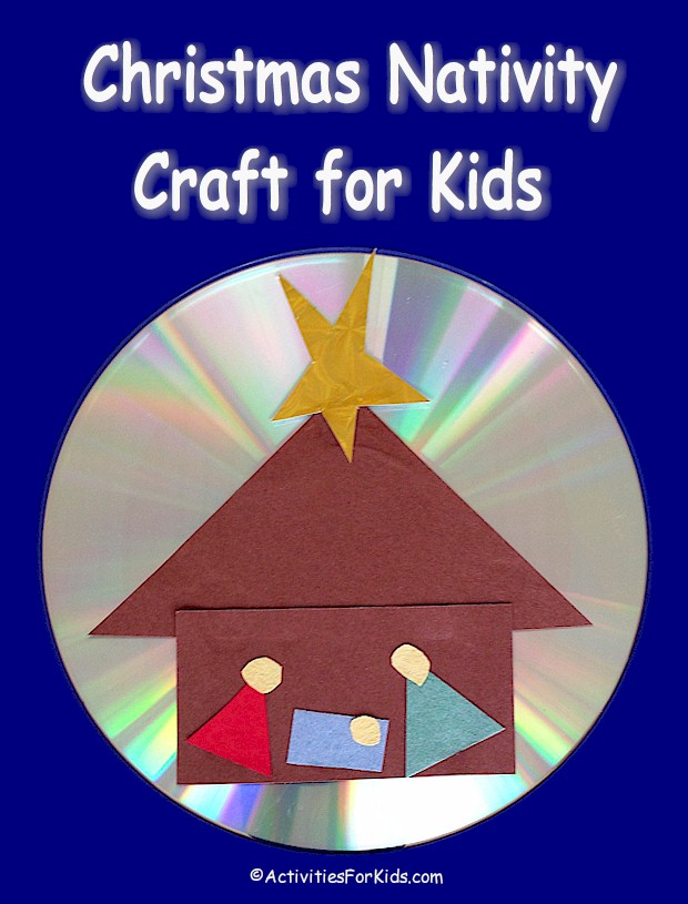 Adorable craft for children using recycled cds