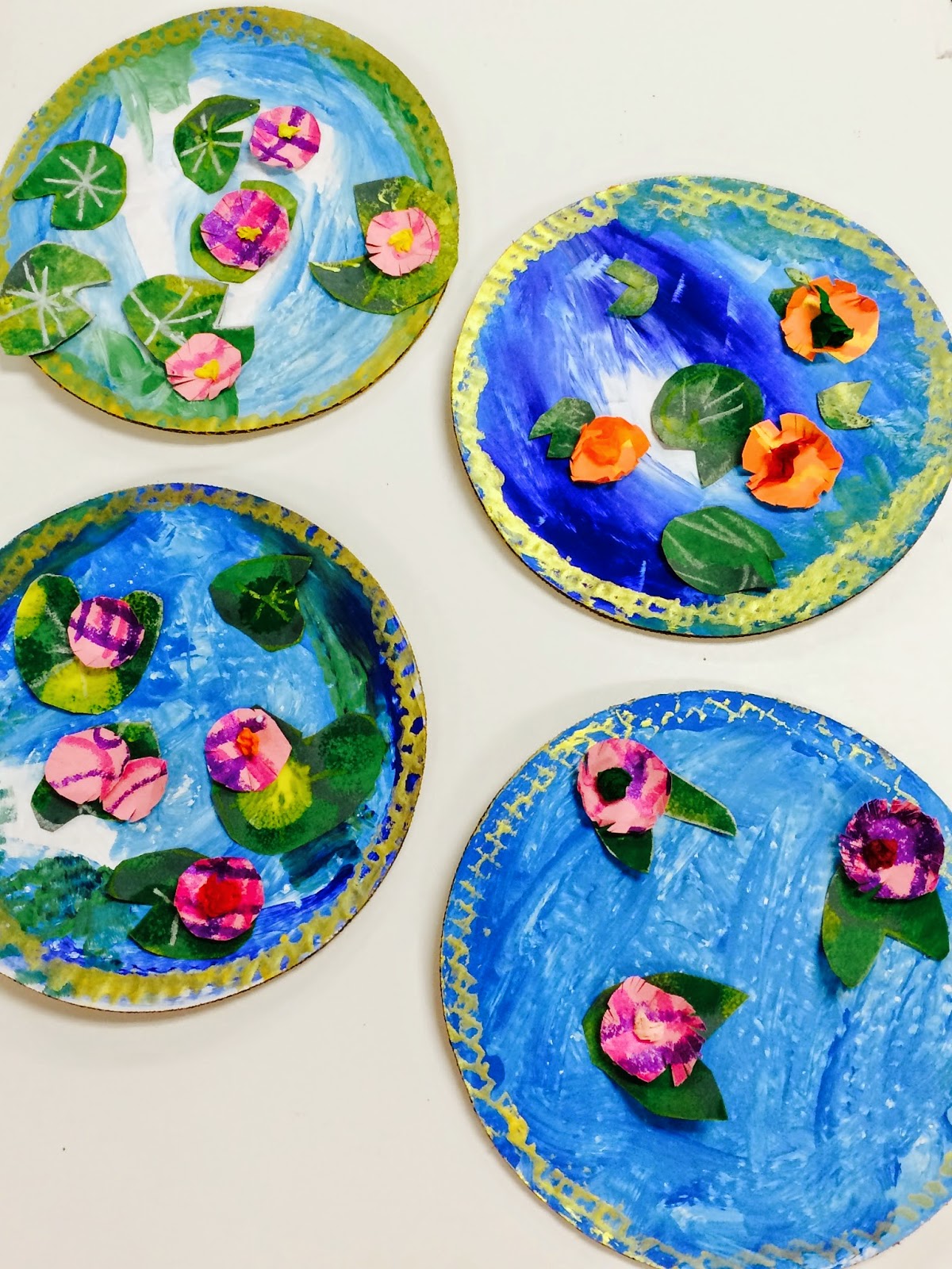 Study Impressionism for Kids, Monet's Pond - ActivitiesForKids.com