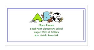 Open House Invitation