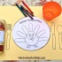 Printable Thanksgiving place mat for kids.