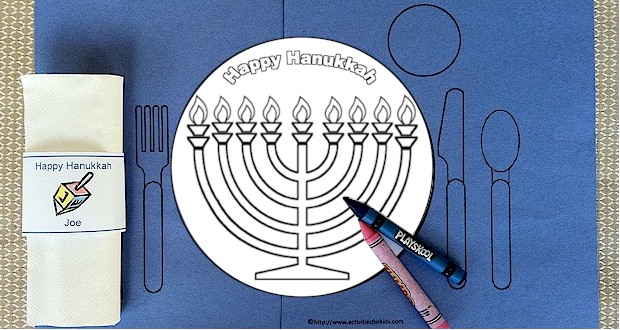 Hanukkah Invitations for Kids