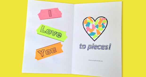i love you printable cards