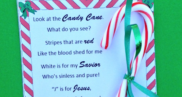 Legend Of The Candy Cane Printable