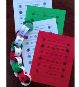 Advent Calendar Paper Chain - Activities For Kids