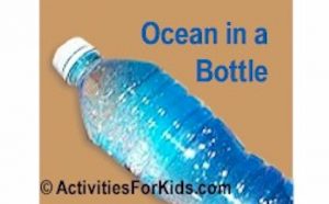 Ocean in a Bottle Experiment - Activities For Kids