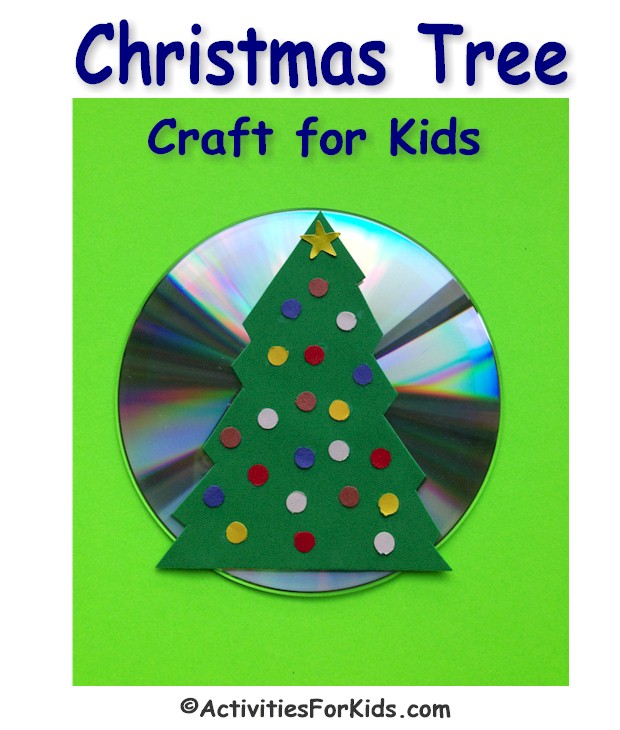 CD Christmas Tree Craft
