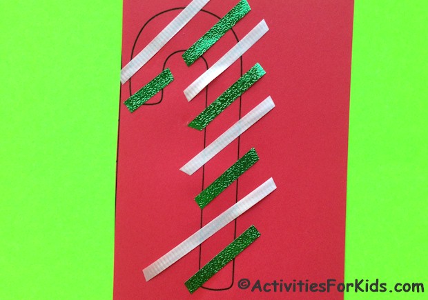 Candy Cane Craft for Kids