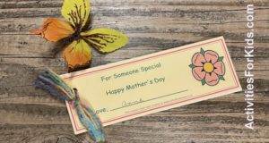 Printable Mother's Day Coupon Book