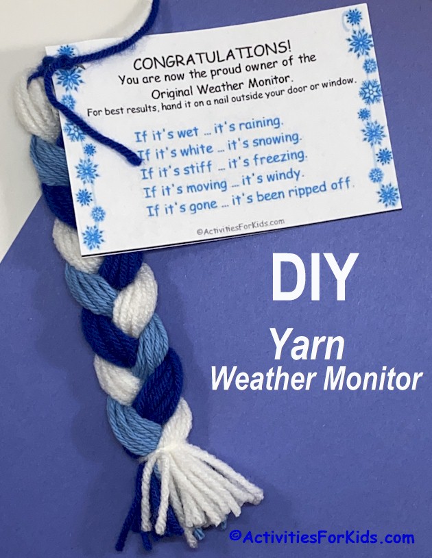 DIY Yarn Weather Monitor for Kids