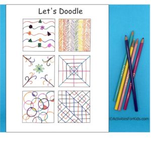 Doodle Art, Encouraging Creativity - Activities For Kids