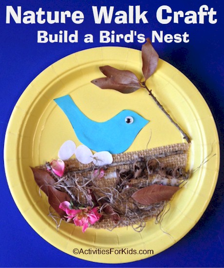Bird's Nest Craft - Nature Walk Craft